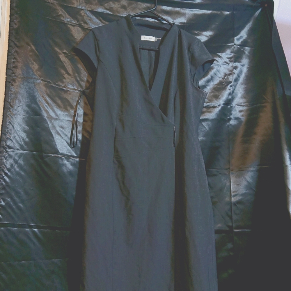 Calvin Klein gray dress one piece size 12